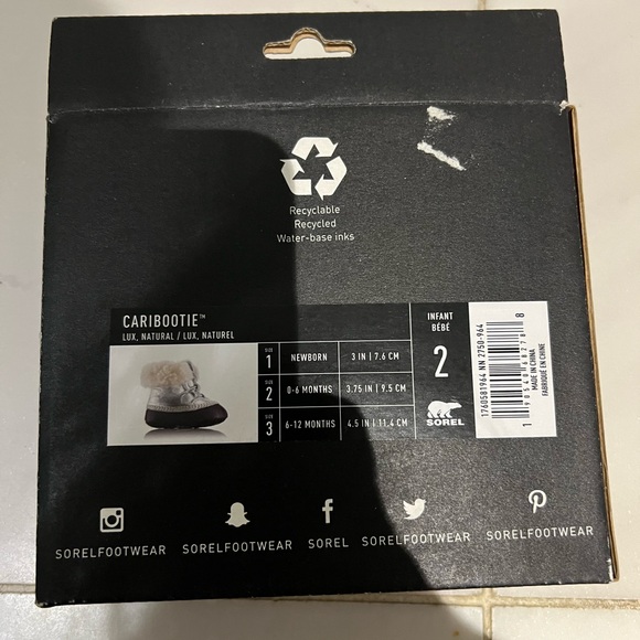 NWT Sorel CARIBOOTIE
lux natural - Picture 2 of 3